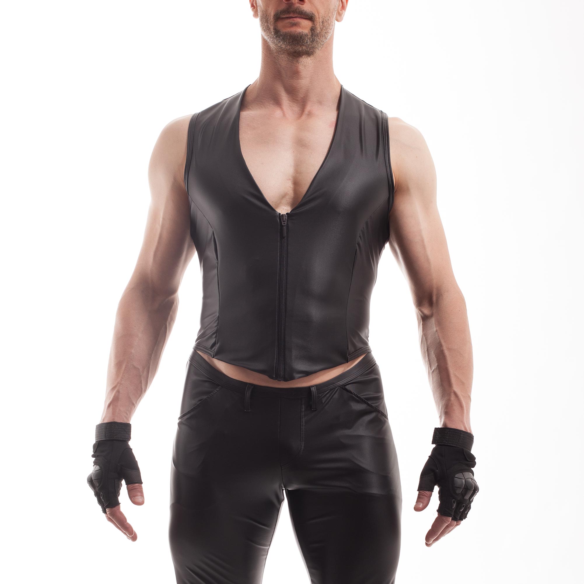 Rubber Barkeeperweste