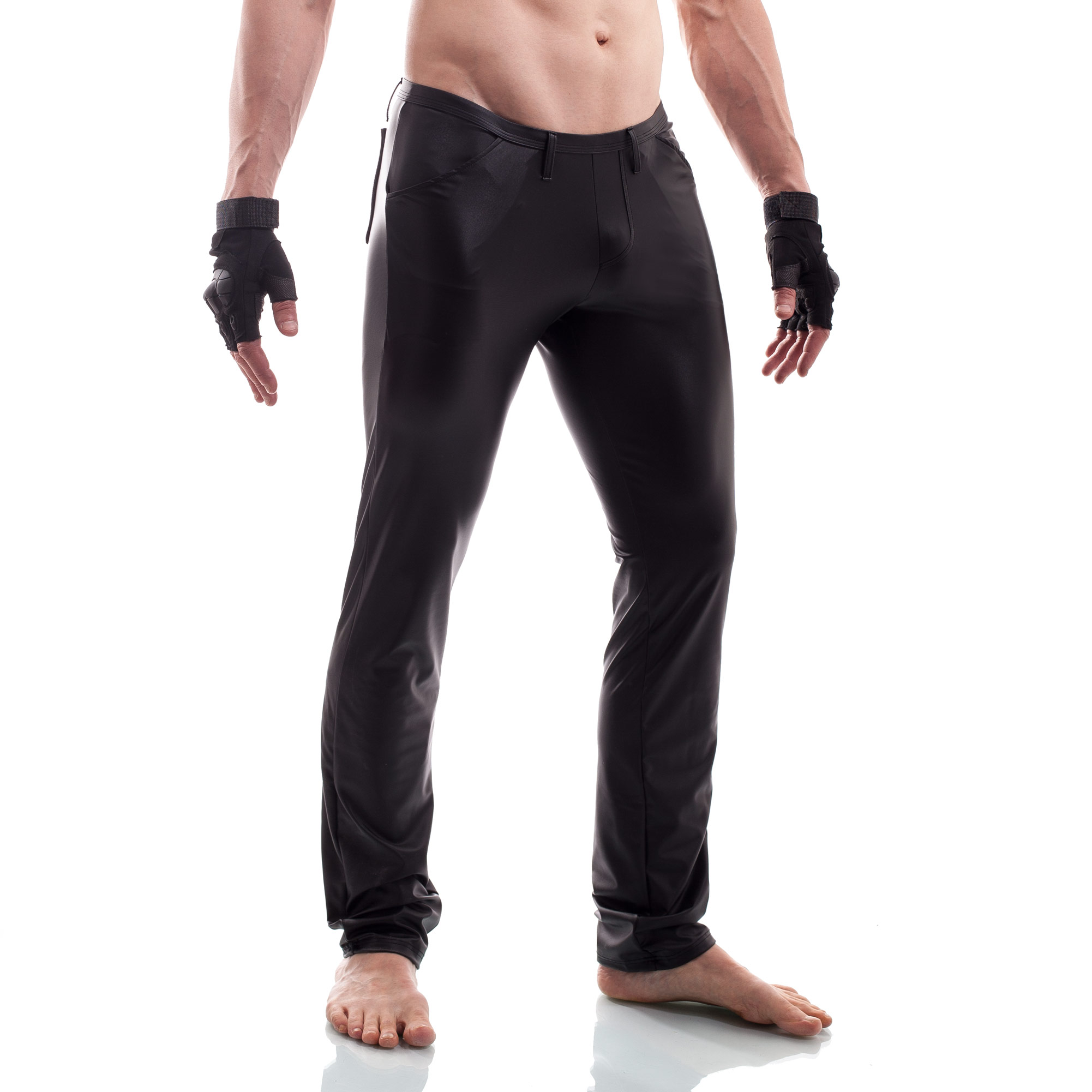 Rubber Jeansstyle Hose ohne Eingriff