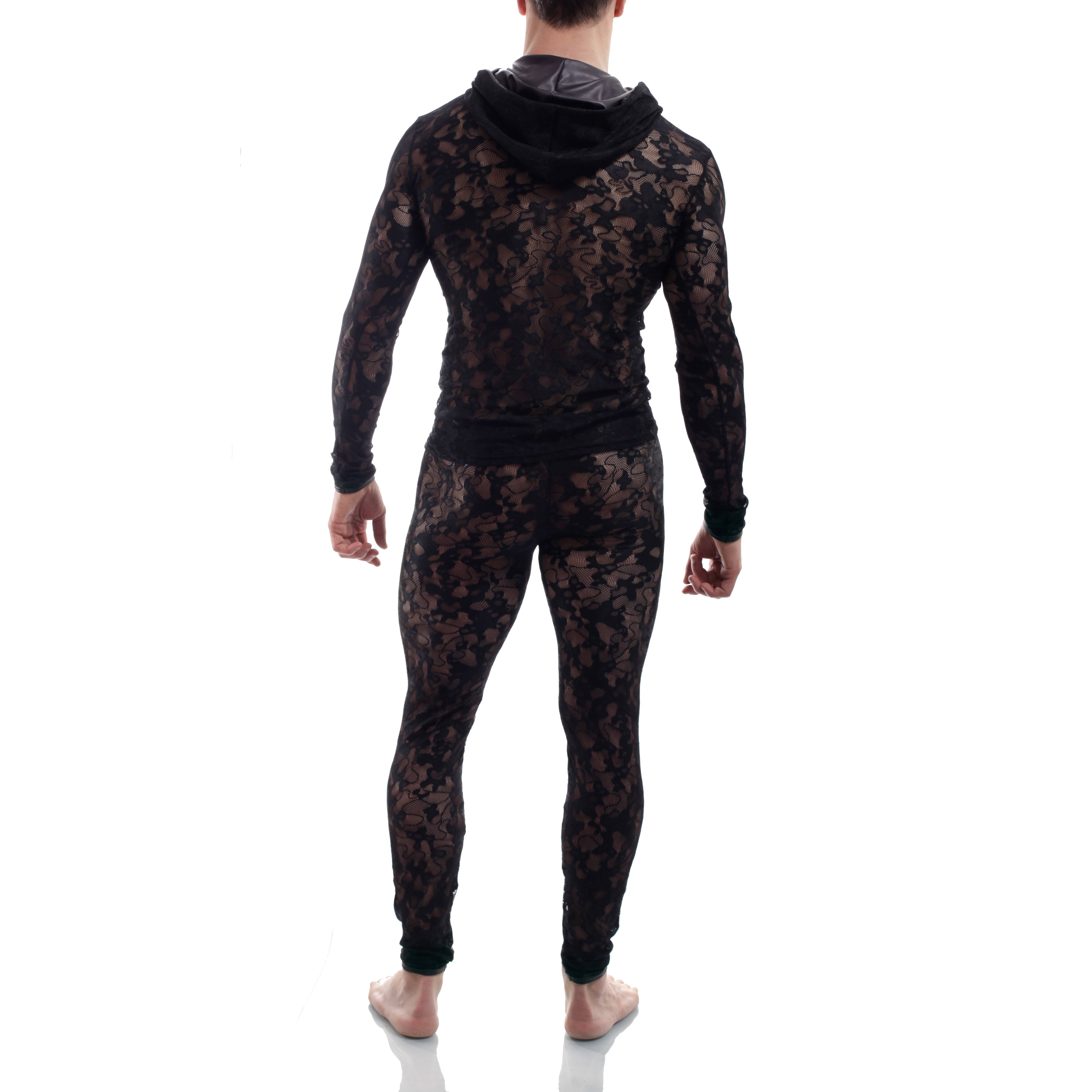 CamouflageSpitze Langarm Kapuzenshirt